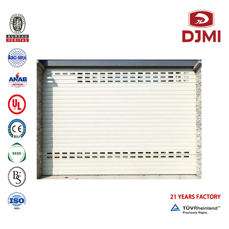 Varm försäljning av träkorn Rolling Door Color Dooor Manufacture Egen Garage Doors Multifunktionell Aluminium Rolling Doors Prices Commercial Garage Doors Professional Electric Aluminum Roller Double Door Boeings Dörrar