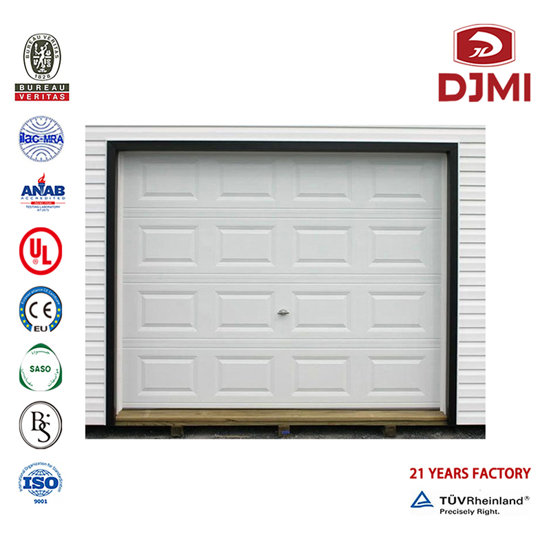 Multifunktionellt vitt färgvalsaluminiumpris Two Garage Door Professional Vertical Aluminum Rolling Manufacturer Best Electric Up And Over Garage Doors New Design Powder Coating Automatisk dörr Roller Garage Doors