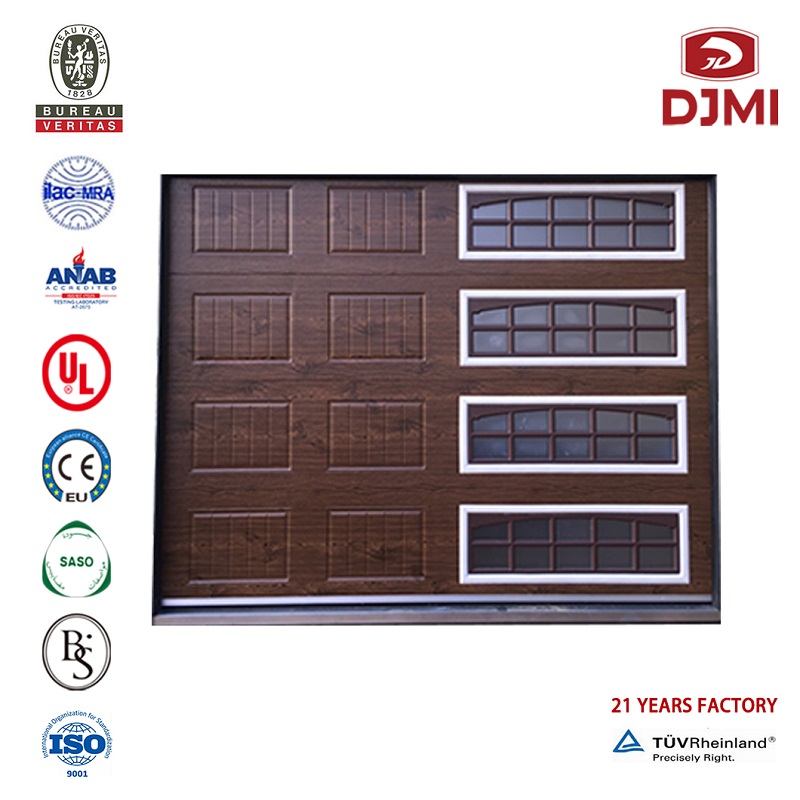 Splitter New Steel Overhead Section With Pu Automatic Best Quality Garage Door Hot Selling Automational Section Section Factory Door Customize Factory Price Öppnar Garage Section Overhead Door